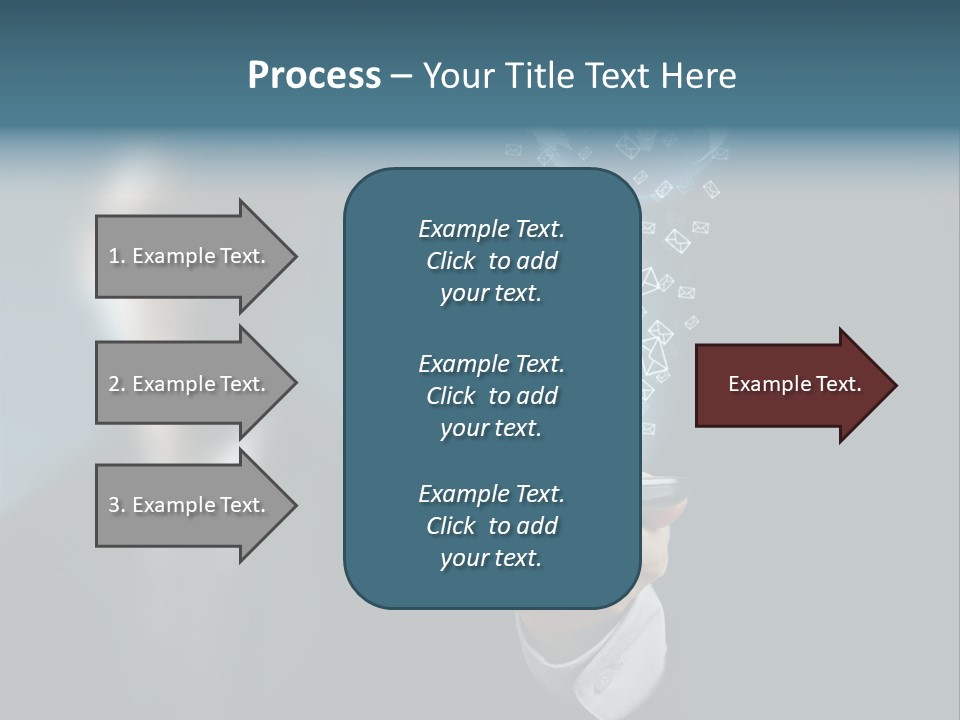 Light Bulb E Mail Globe PowerPoint Template