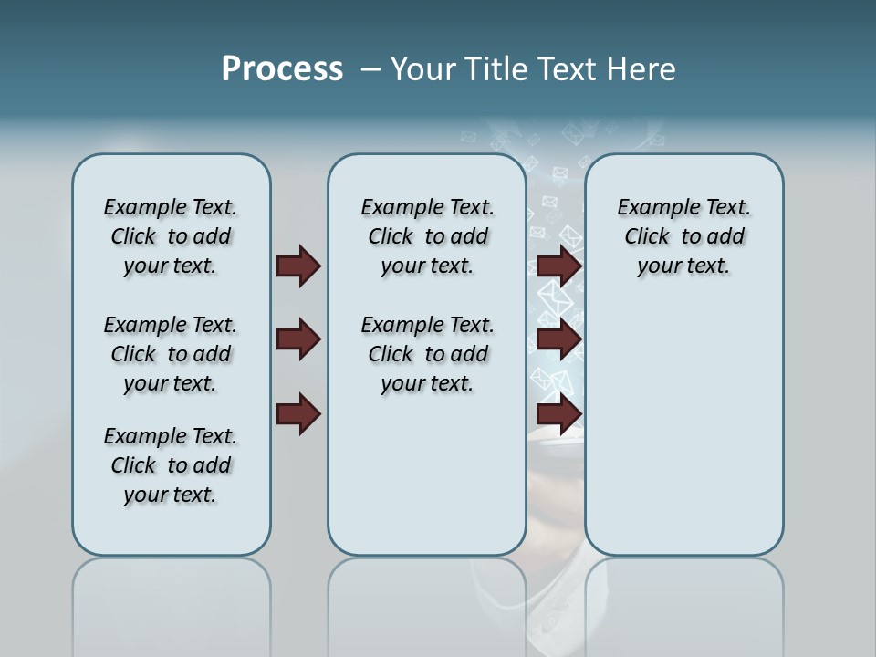 Light Bulb E Mail Globe PowerPoint Template