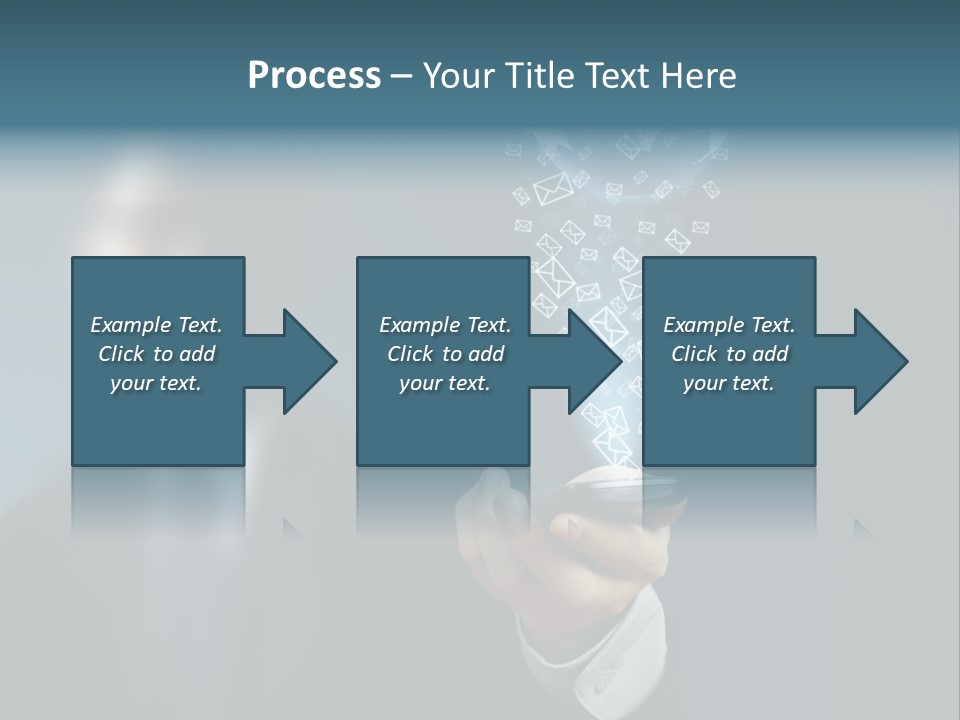 Light Bulb E Mail Globe PowerPoint Template
