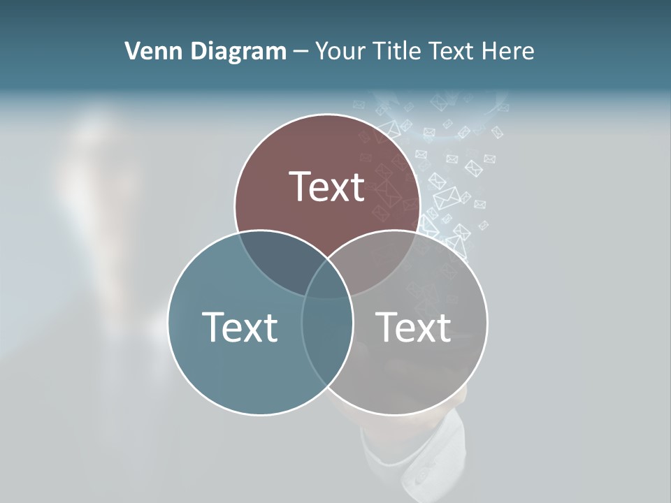 Light Bulb E Mail Globe PowerPoint Template