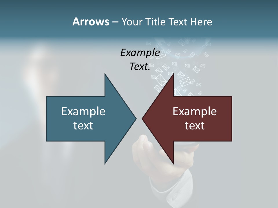 Light Bulb E Mail Globe PowerPoint Template