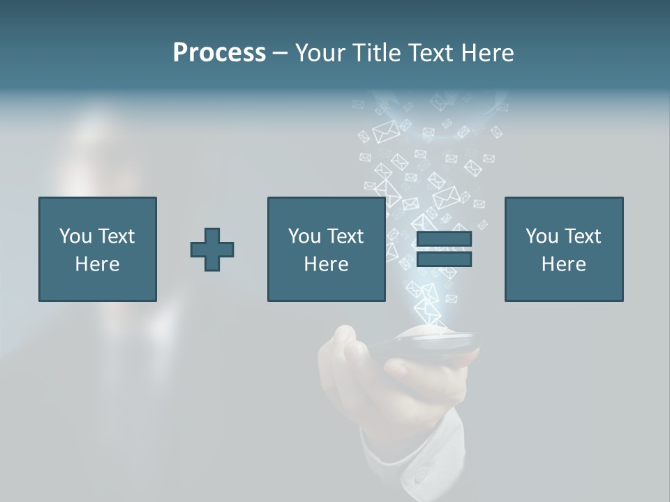 Light Bulb E Mail Globe PowerPoint Template