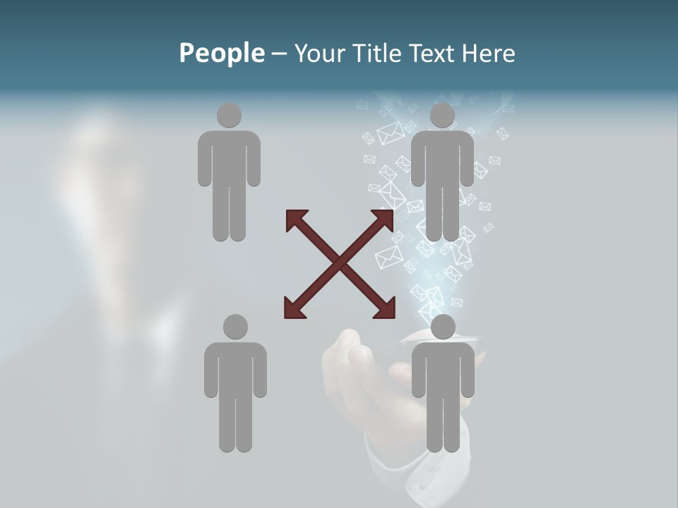 Light Bulb E Mail Globe PowerPoint Template