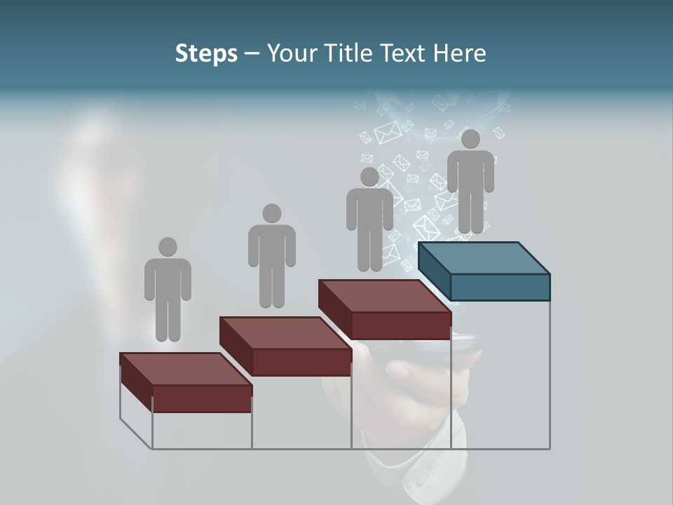 Light Bulb E Mail Globe PowerPoint Template