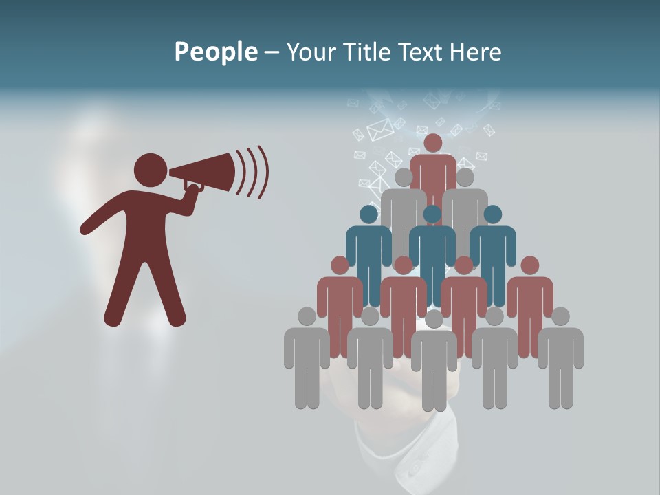 Light Bulb E Mail Globe PowerPoint Template