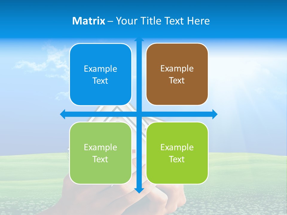 Building Security Sky PowerPoint Template