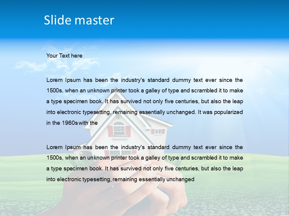 Building Security Sky PowerPoint Template