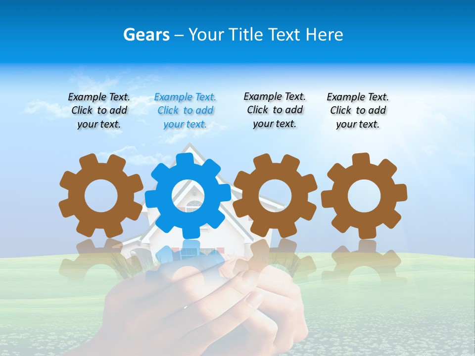 Building Security Sky PowerPoint Template