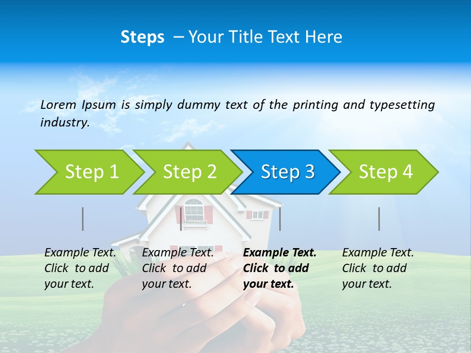 Building Security Sky PowerPoint Template