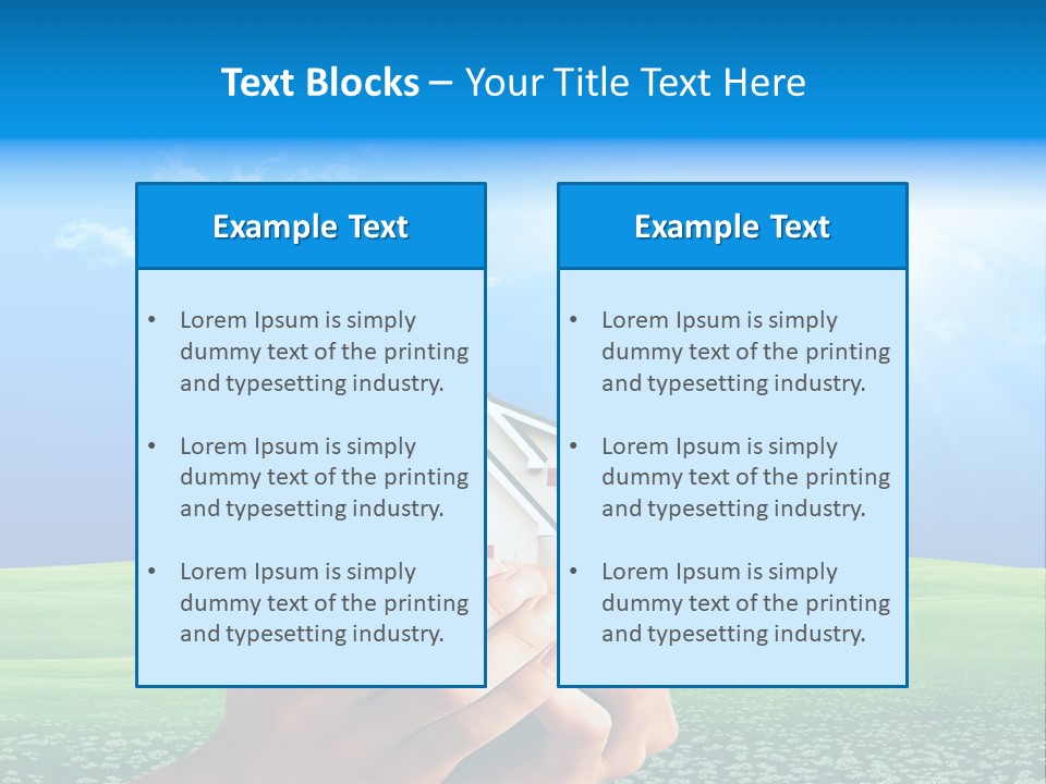 Building Security Sky PowerPoint Template