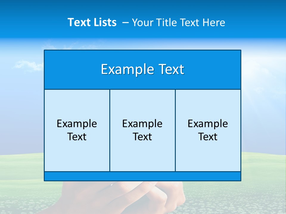 Building Security Sky PowerPoint Template
