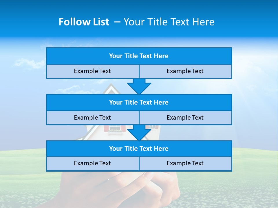 Building Security Sky PowerPoint Template