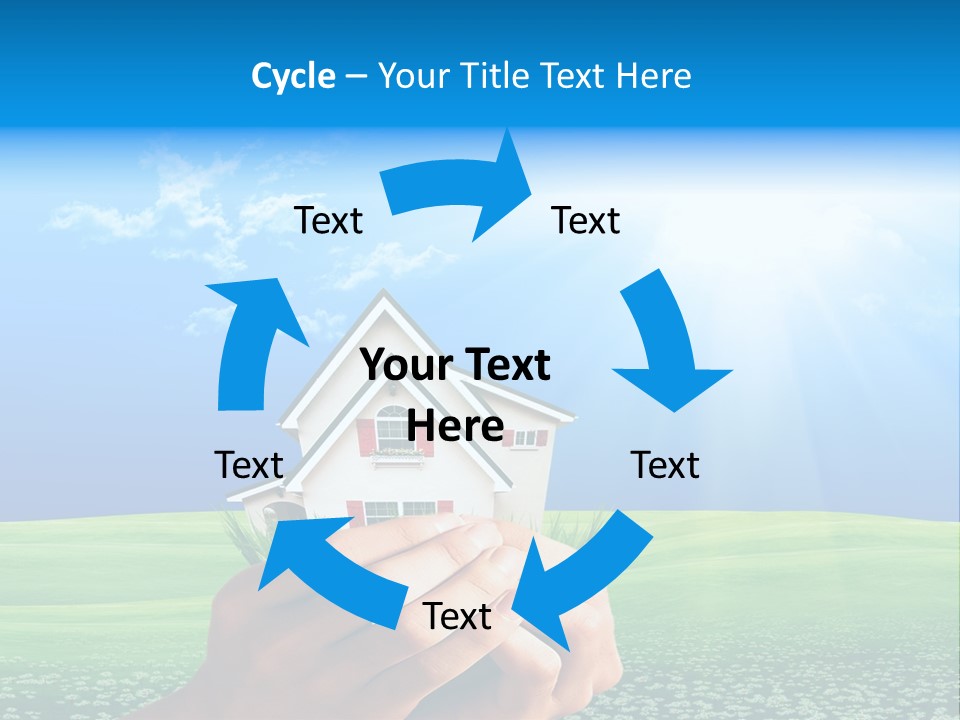 Building Security Sky PowerPoint Template