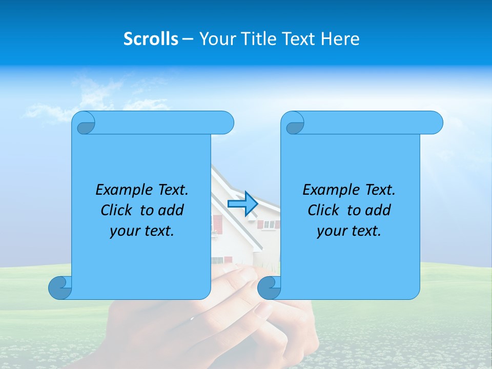 Building Security Sky PowerPoint Template