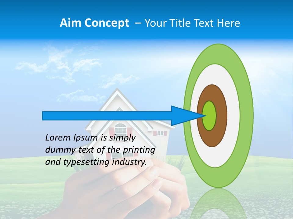 Building Security Sky PowerPoint Template