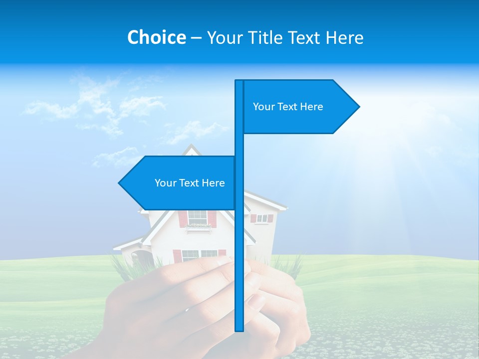 Building Security Sky PowerPoint Template