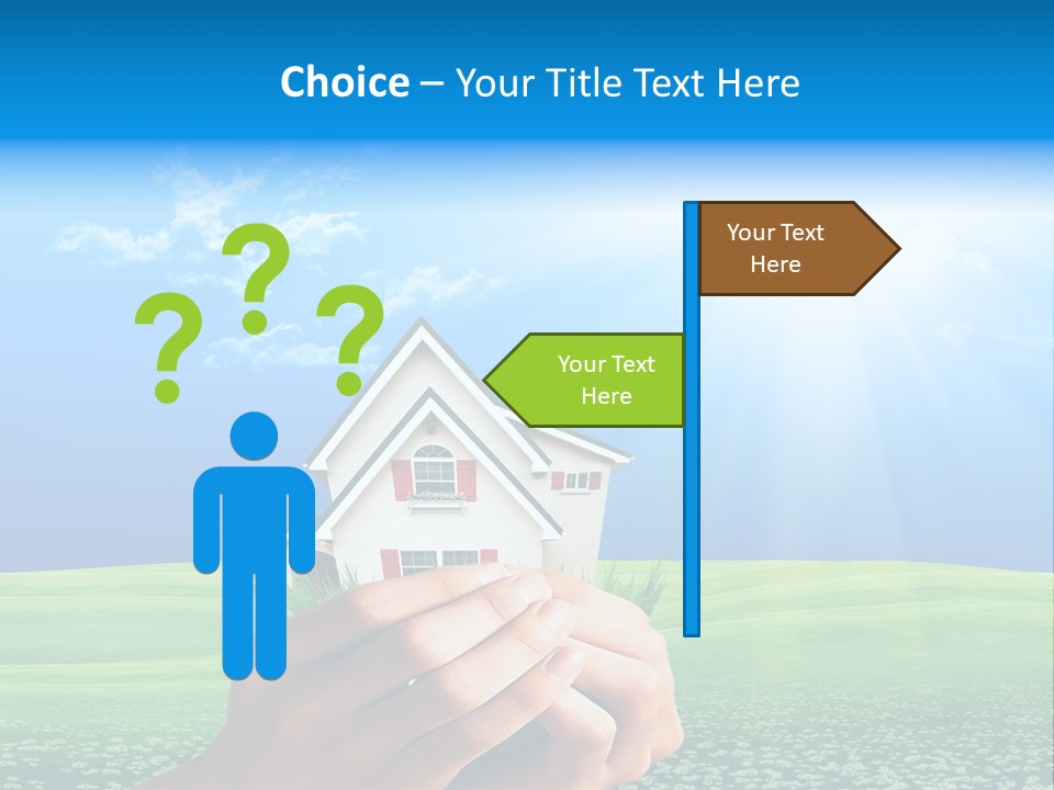 Building Security Sky PowerPoint Template