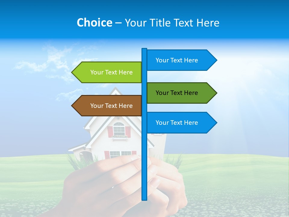 Building Security Sky PowerPoint Template