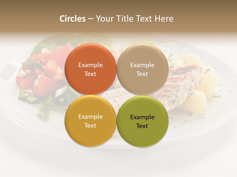 Restaurant Horizontal Lettuce PowerPoint Template
