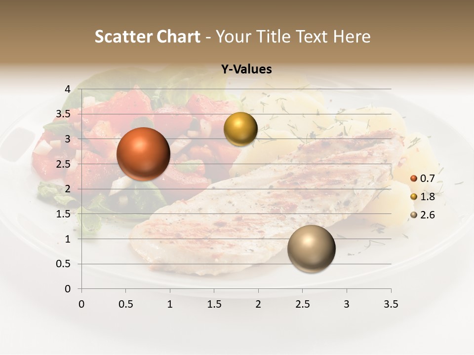 Restaurant Horizontal Lettuce PowerPoint Template