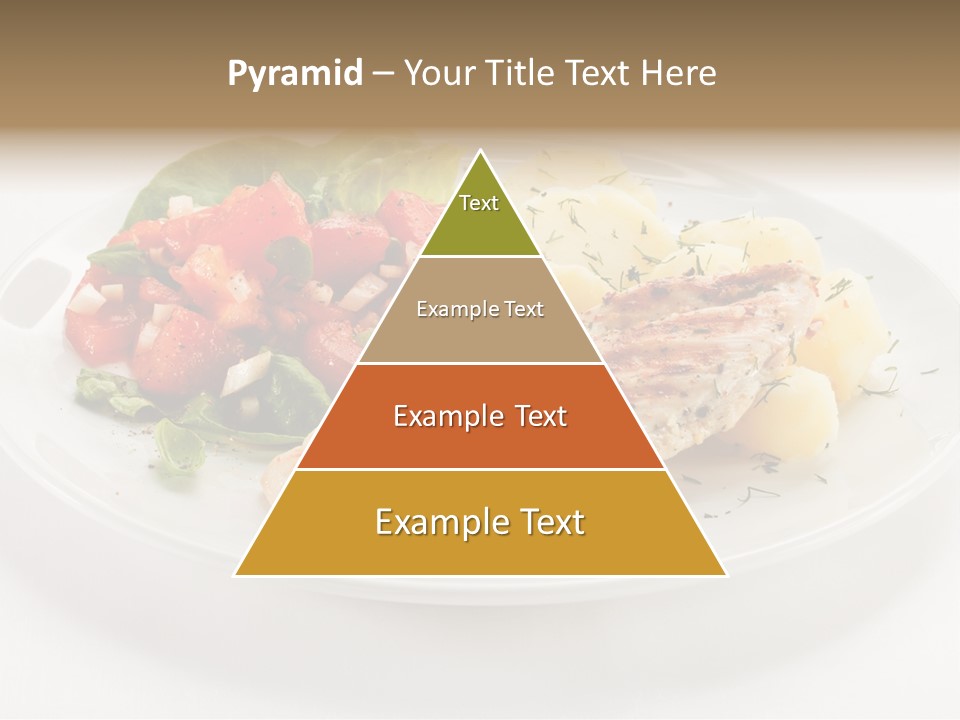 Restaurant Horizontal Lettuce PowerPoint Template