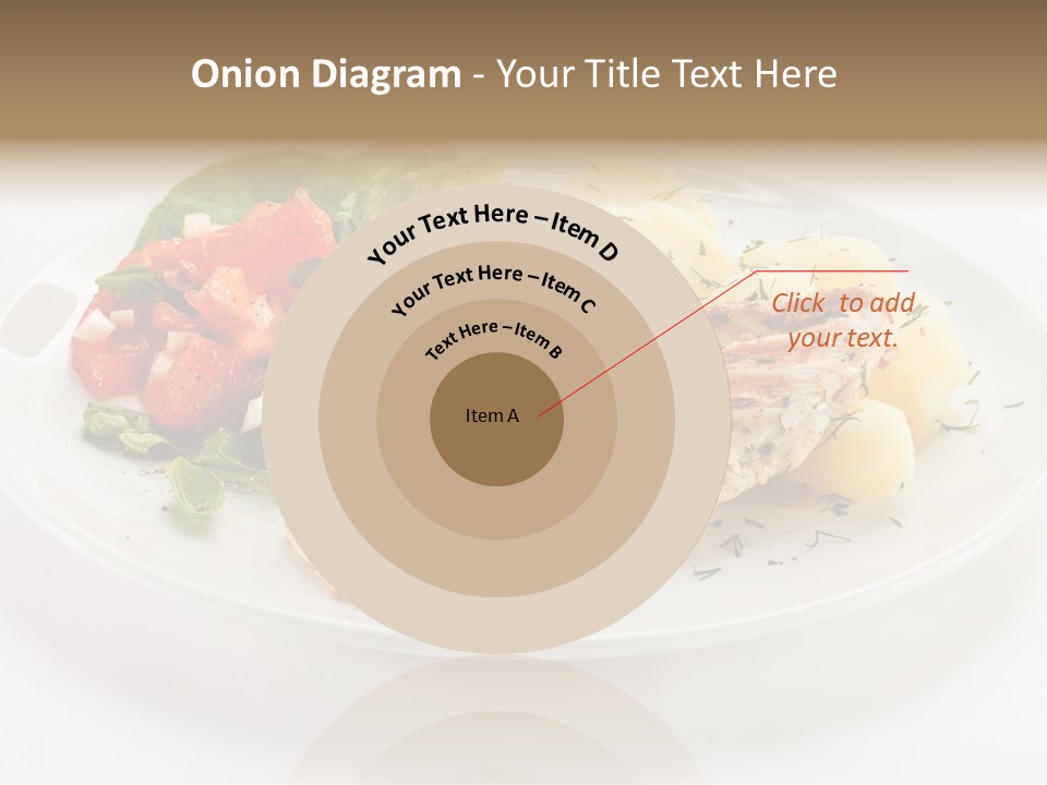 Restaurant Horizontal Lettuce PowerPoint Template