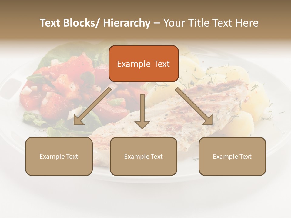 Restaurant Horizontal Lettuce PowerPoint Template