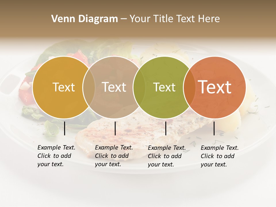 Restaurant Horizontal Lettuce PowerPoint Template