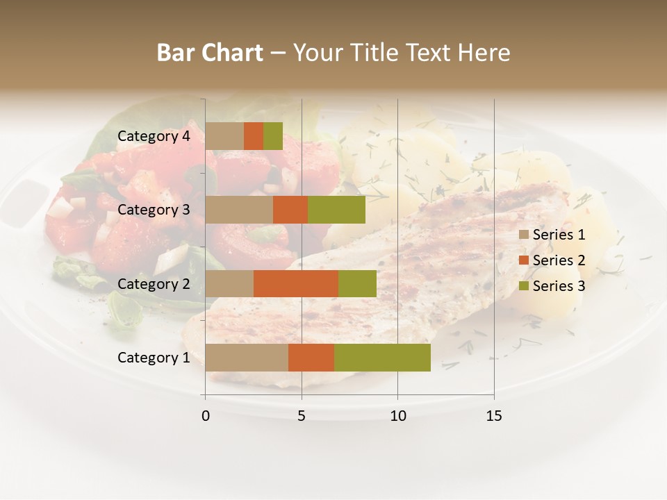 Restaurant Horizontal Lettuce PowerPoint Template