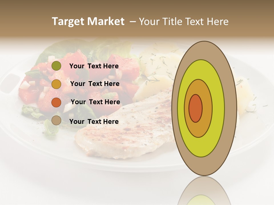 Restaurant Horizontal Lettuce PowerPoint Template