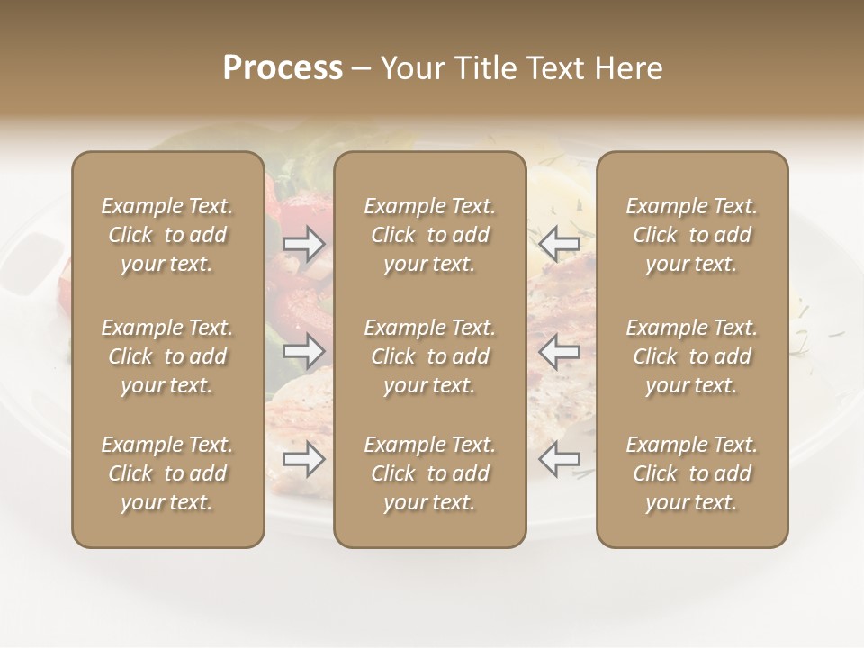 Restaurant Horizontal Lettuce PowerPoint Template
