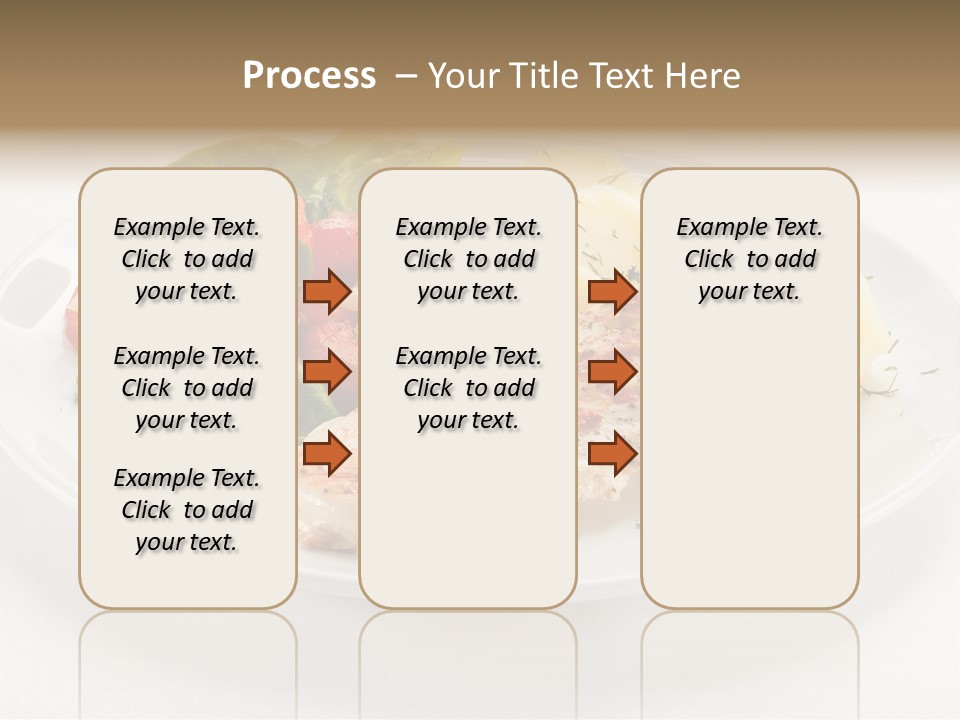 Restaurant Horizontal Lettuce PowerPoint Template