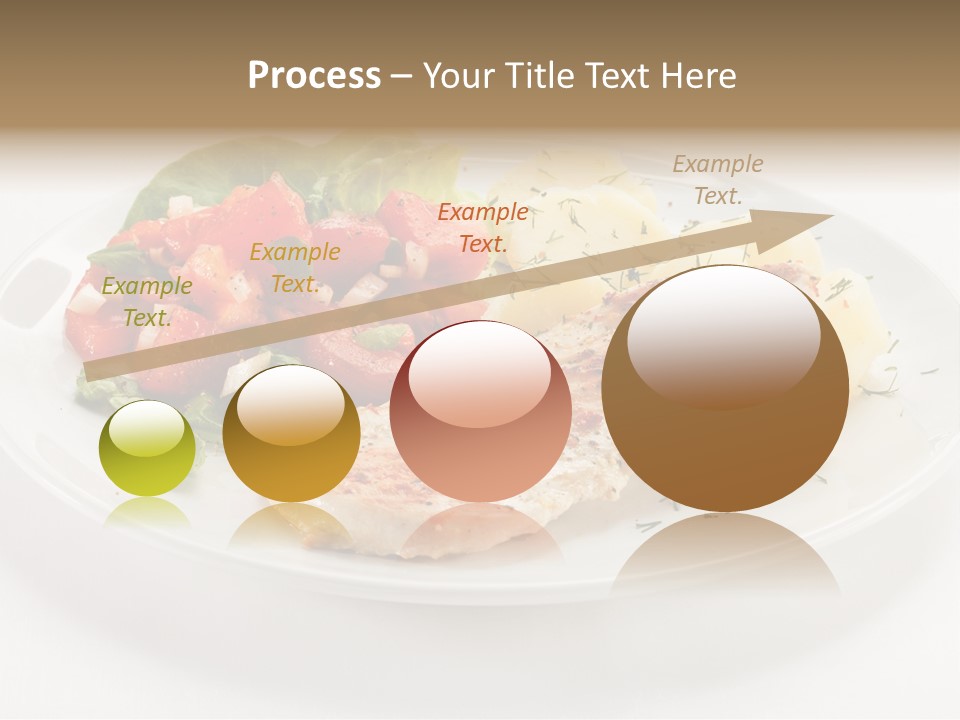 Restaurant Horizontal Lettuce PowerPoint Template
