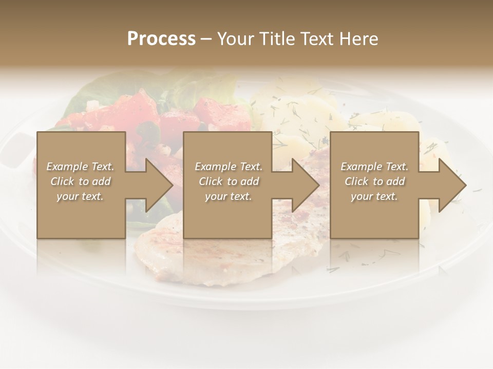Restaurant Horizontal Lettuce PowerPoint Template
