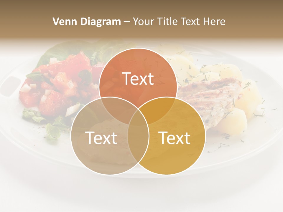 Restaurant Horizontal Lettuce PowerPoint Template