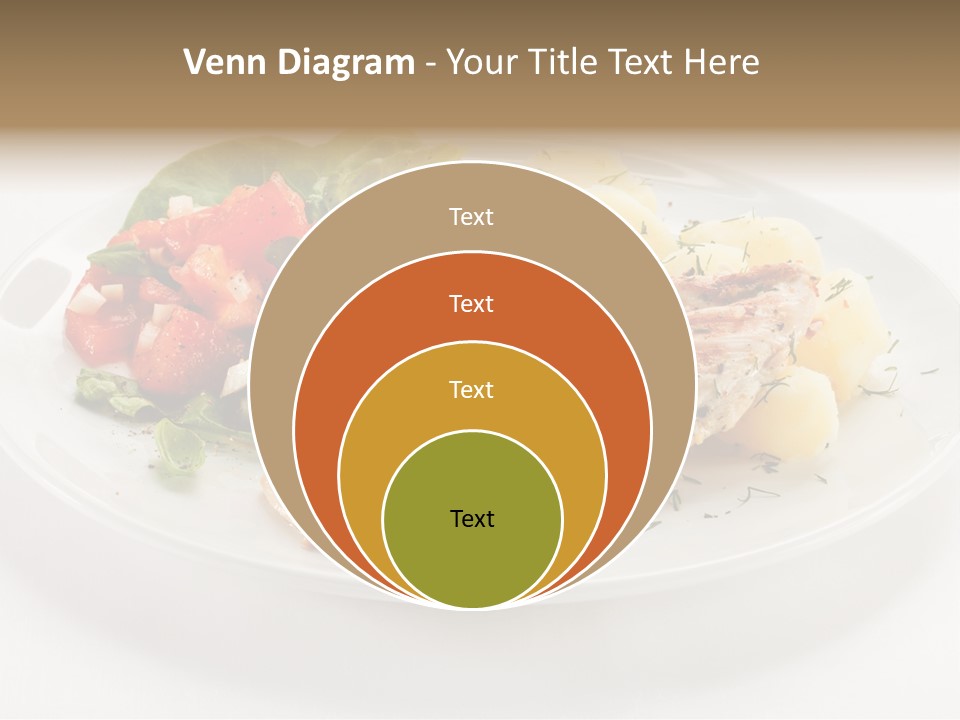 Restaurant Horizontal Lettuce PowerPoint Template