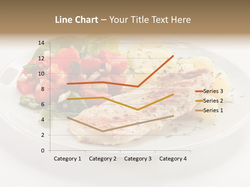 Restaurant Horizontal Lettuce PowerPoint Template