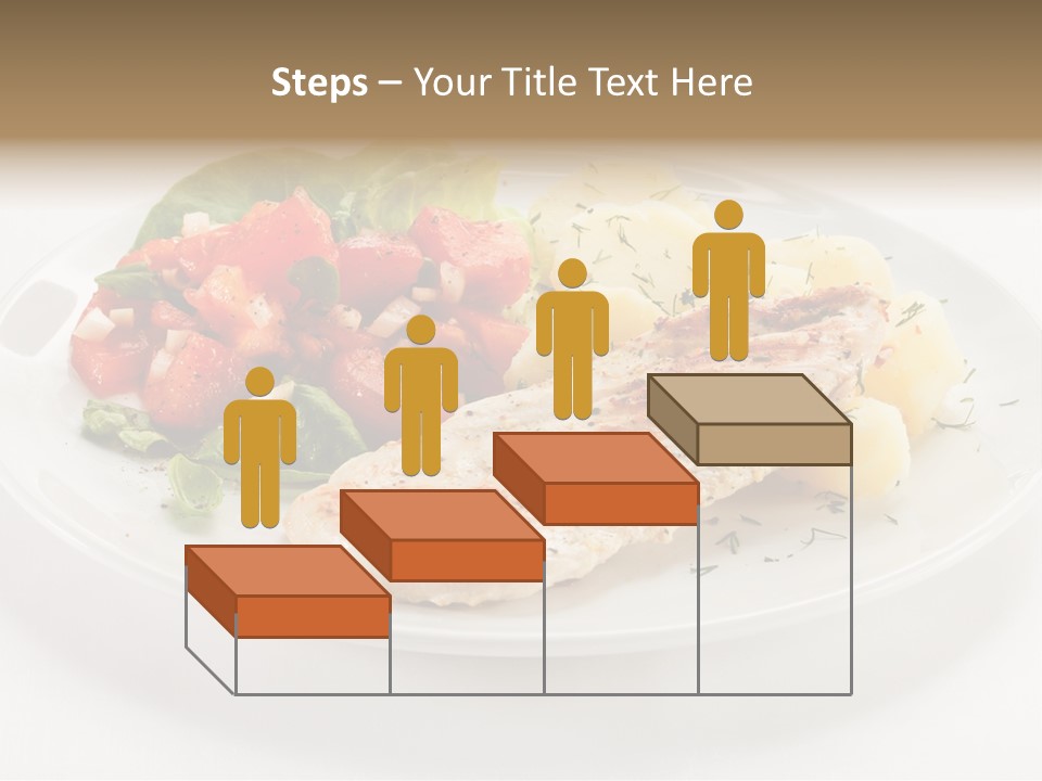 Restaurant Horizontal Lettuce PowerPoint Template