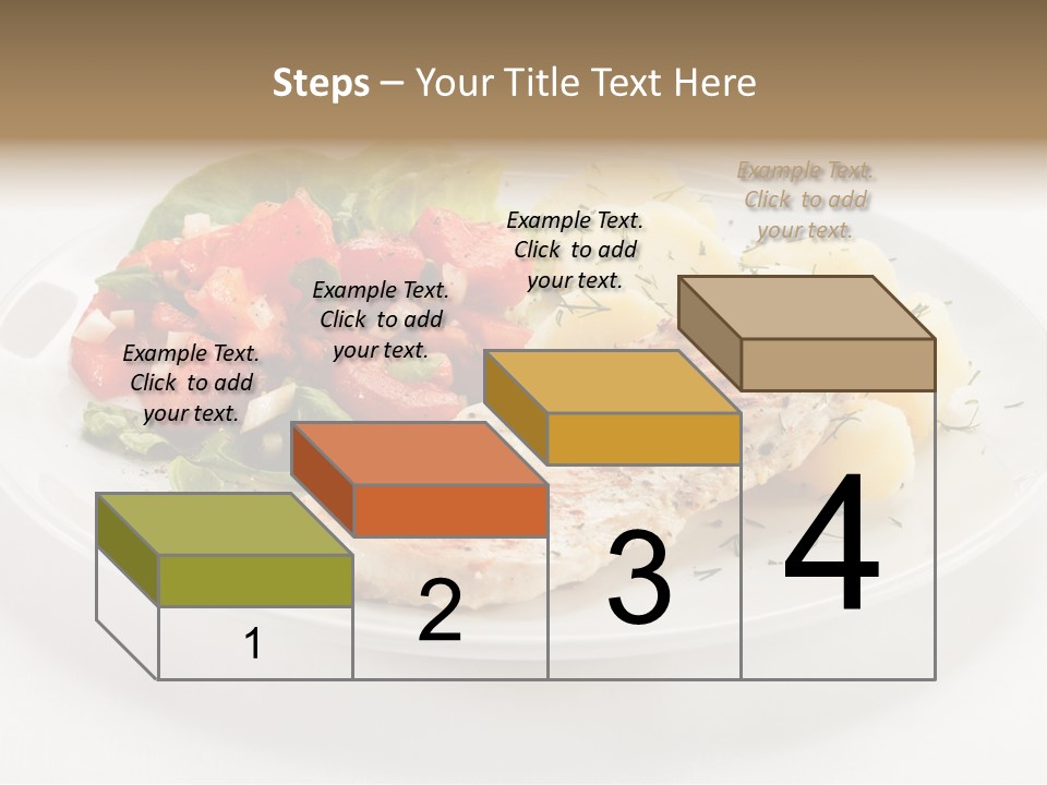 Restaurant Horizontal Lettuce PowerPoint Template