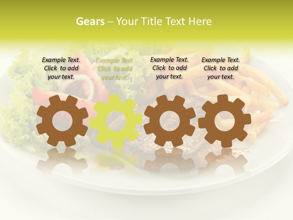 Eat Beef Appetiser PowerPoint Template