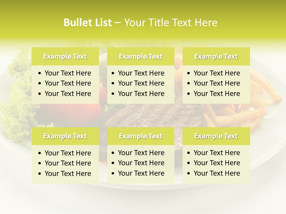 Eat Beef Appetiser PowerPoint Template