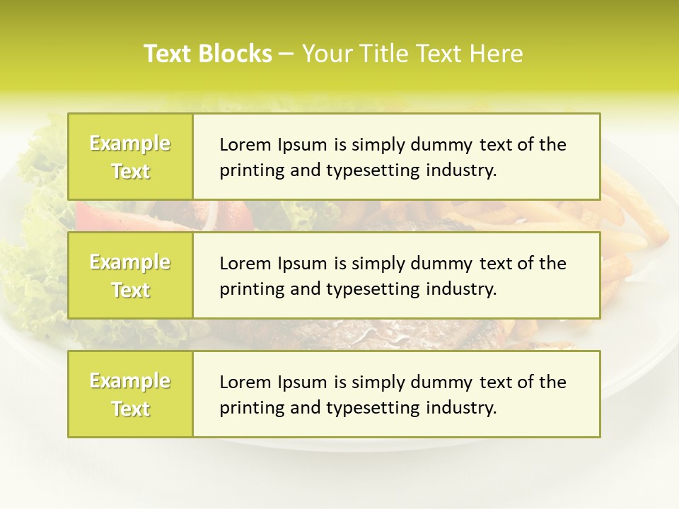 Eat Beef Appetiser PowerPoint Template