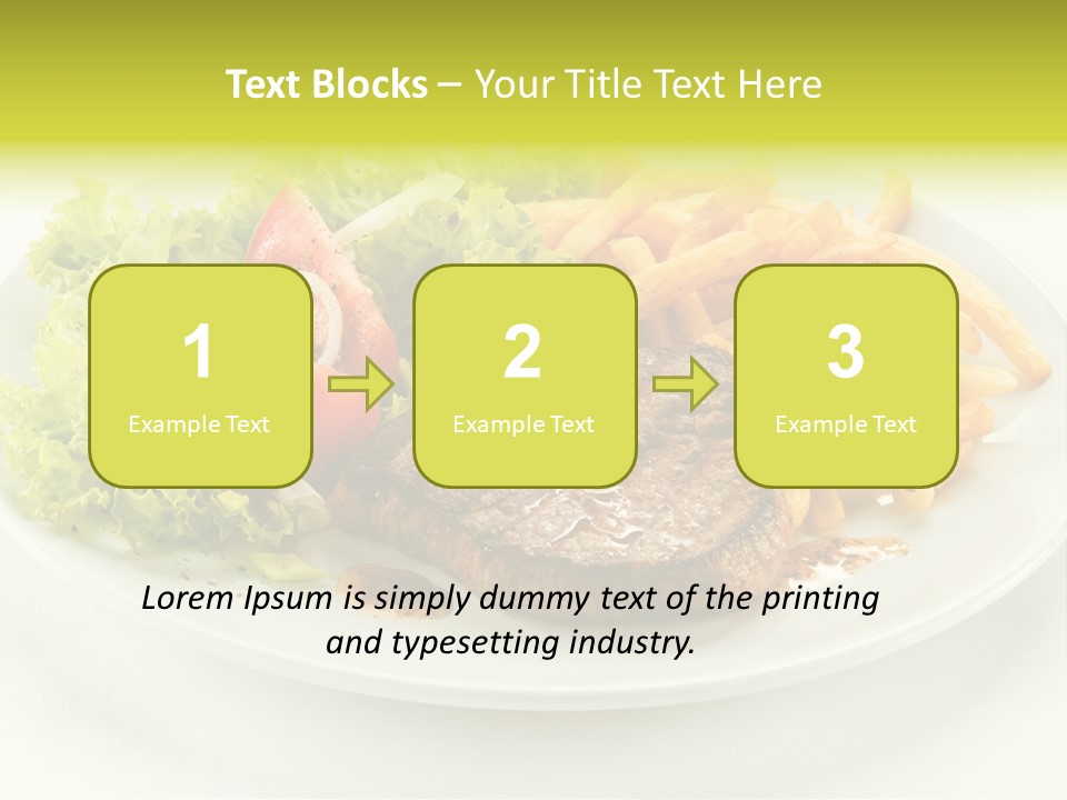 Eat Beef Appetiser PowerPoint Template