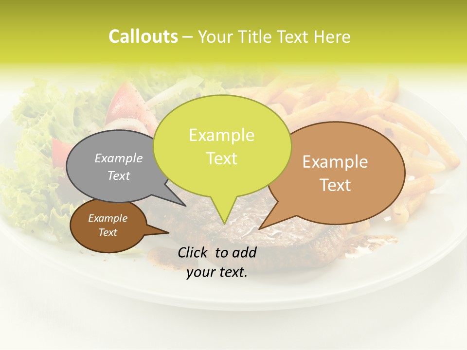 Eat Beef Appetiser PowerPoint Template