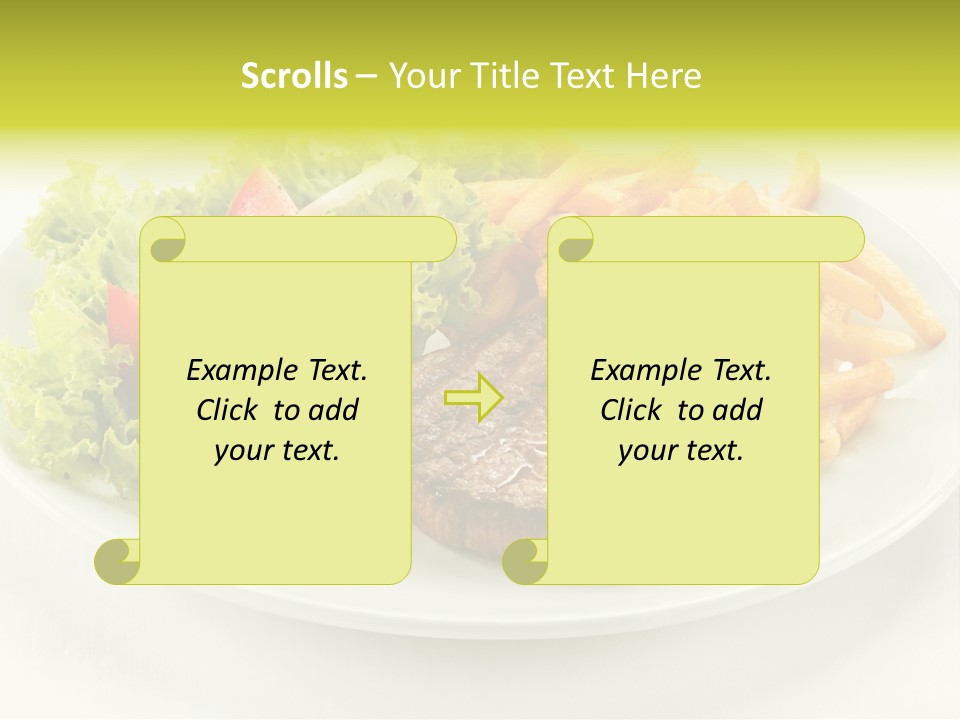 Eat Beef Appetiser PowerPoint Template