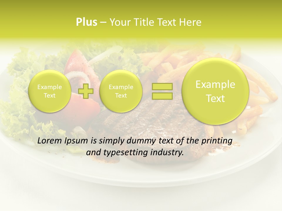 Eat Beef Appetiser PowerPoint Template