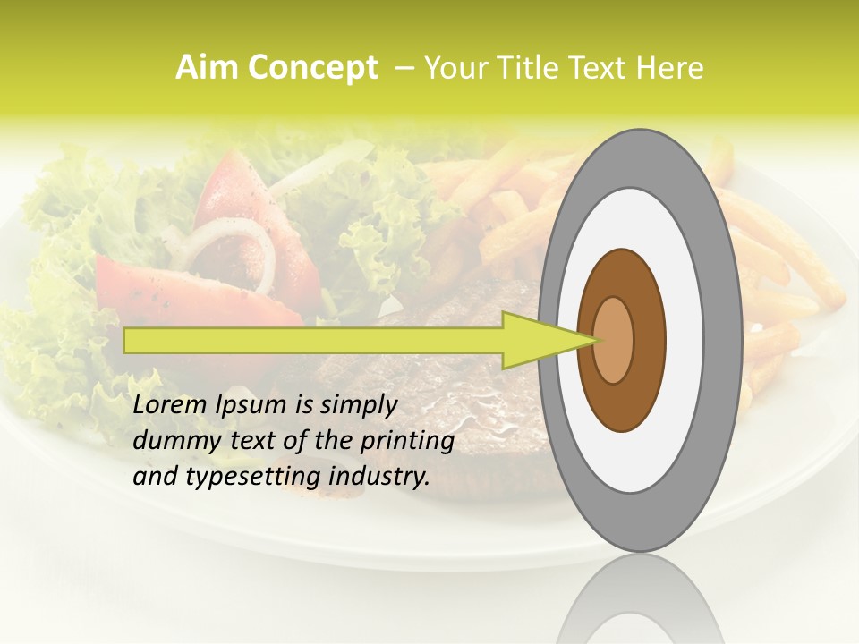 Eat Beef Appetiser PowerPoint Template