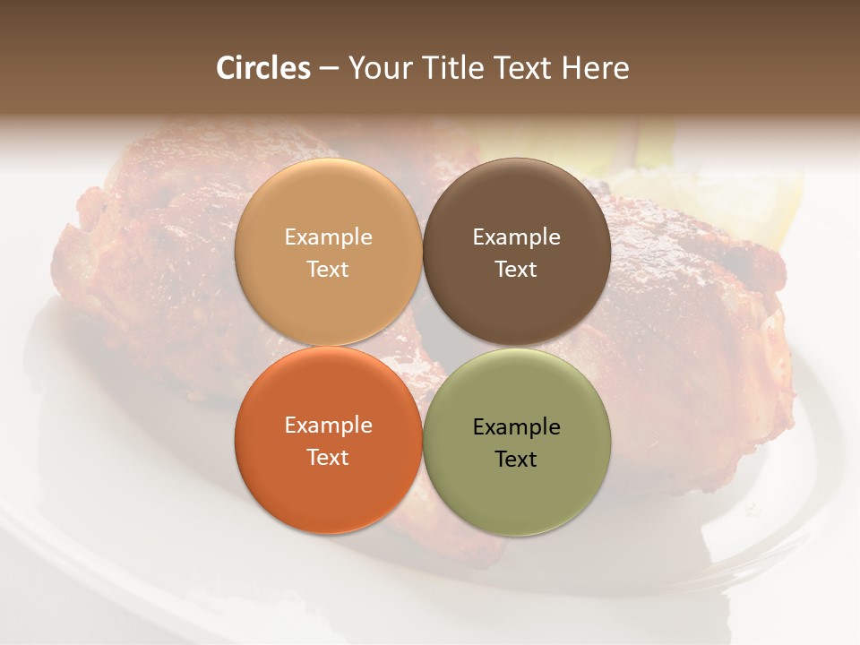 Leg Vegetable Salad PowerPoint Template