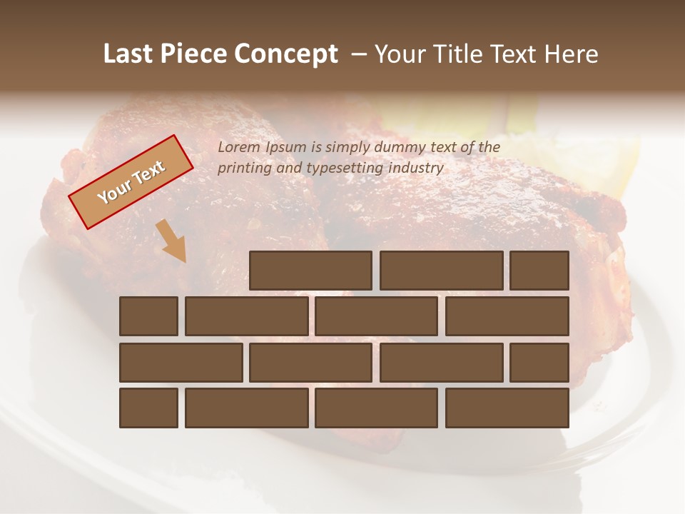 Leg Vegetable Salad PowerPoint Template