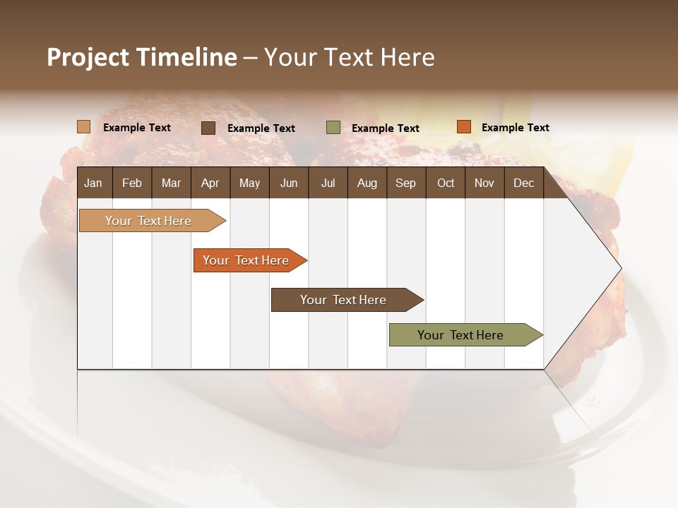 Leg Vegetable Salad PowerPoint Template